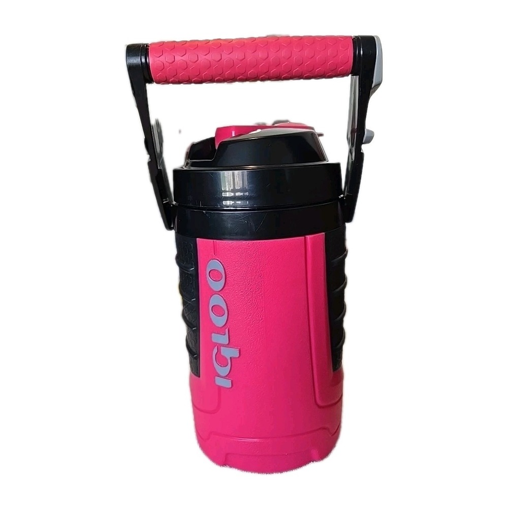 Igloo Proformance 1 Quart Pink Black Water Jug Hanging Handle